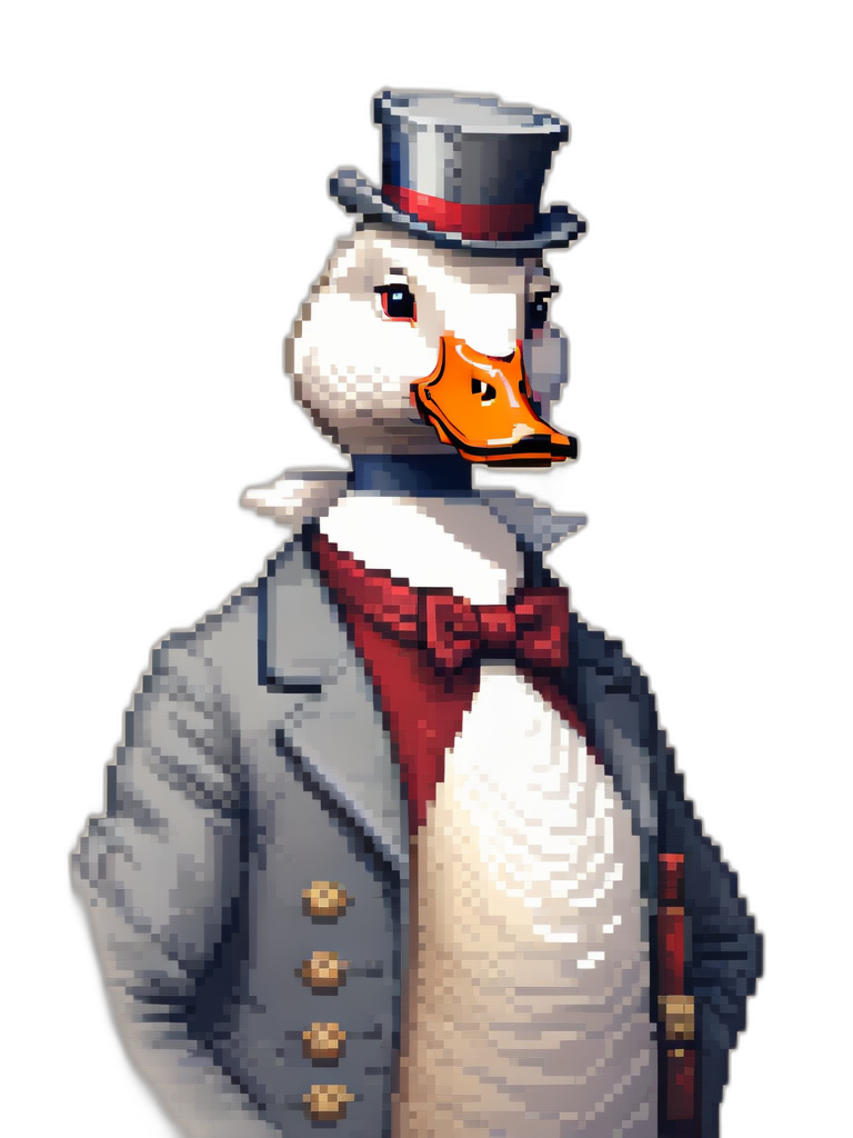 A lordly goose